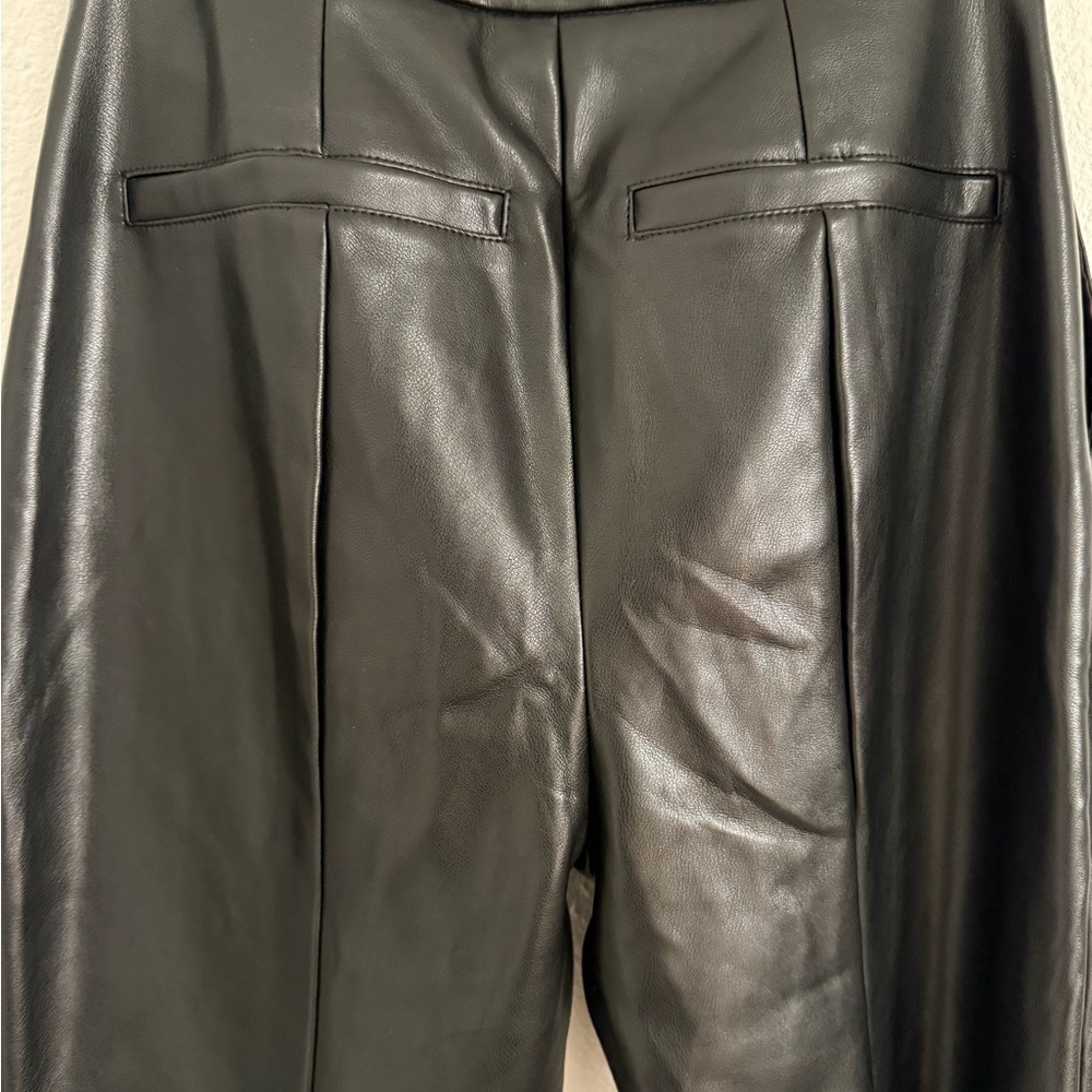 Avec Les Filles Black Vegan Leather Pants - Picture 4 of 4